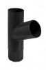 Тройник трубы 125/90 Rooftop dRain Ral 9005 Grand Line